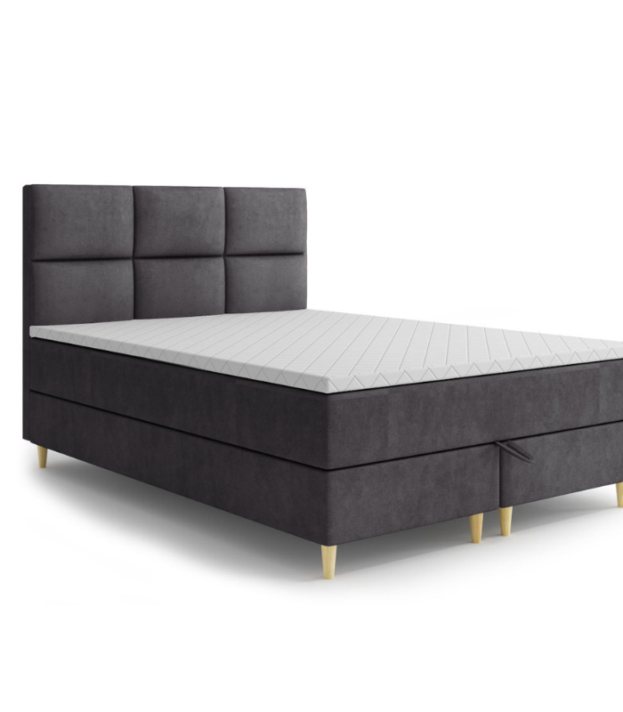 Continental Bed - Riga (wooden legs)2